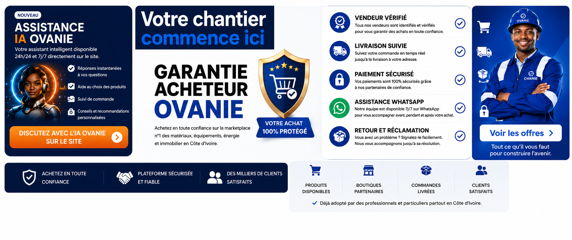 Bannière publicitaire OVANIE